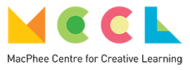 MacPhee Logo in colour with letter's M C C and L in yellow, green, pink and blue